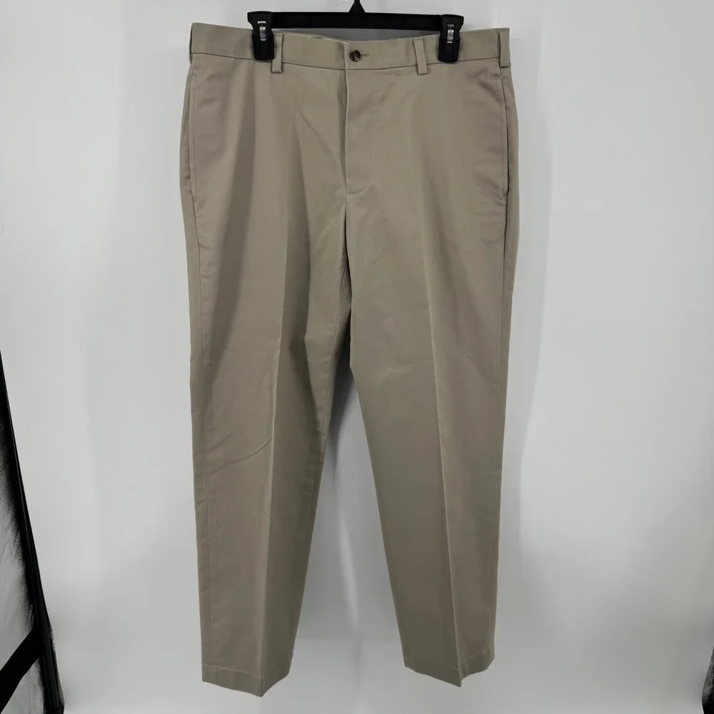 Brooks Brothers Mens Clark Advantage Chino‎ Khaki Tan Pants 34x30 100104084
